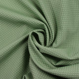 Jersey honeycomb tea green