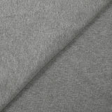 Jersey de viscose côtelé bord-côte Ilona gris chiné