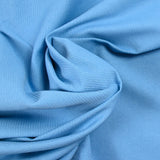 Sergé de viscose bleu