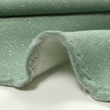 Thick minkee lurex céladon sweatshirt