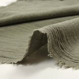 Simple gaze tissée sauge