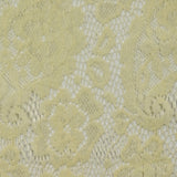 Dentelle polyester Ximena jaune pâle