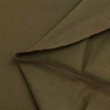 Toile 100% coton vert militaire