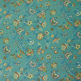 Crêpe de chine Claudia fond vert d'eau