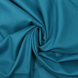 Batiste de coton bleu pétrole