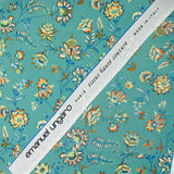 Crêpe de chine Claudia fond vert d'eau