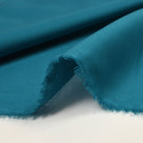 Batiste de coton bleu pétrole