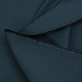 Twill de coton bleu pétrole