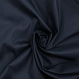 Twill de coton et soie bleu marine