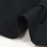 Satin de coton et soie bleu nuit