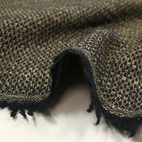 Tweed de laine mélangée Nona beige et noir