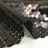 Black sequin tulle