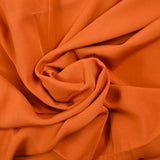 Viscose unie orange brûlé