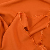 Viscose unie orange brûlé