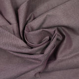 Cotton Oxford Lie de Vin