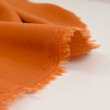 Viscose unie orange brûlé