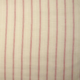 Viscose tissée-teinte rayée tomette fond écru