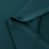 Crêpe de polyester lourd Louna bleu pétrole