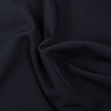 Crêpe de polyester lourd Louna bleu nuit