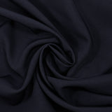 Crêpe de polyester lourd Louna bleu nuit