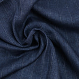 Lin rayé denim