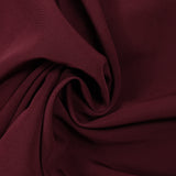 Crêpe de polyester lourd Louna lie de vin