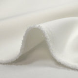 Crêpe de polyester lourd Louna blanc cassé