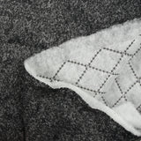 Matelassé Star Star Anthracite gray