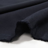 Crêpe de polyester lourd Louna bleu nuit