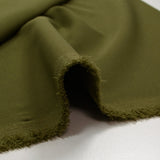 Crêpe de polyester lourd Louna kaki