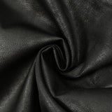 Jersey aspect simili cuir vieilli fond noir