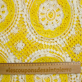 Maille crochet soleil festonnée