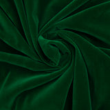 Velours ras de coton emeraude
