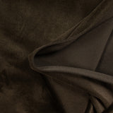 Jersey de velours tout doux chocolat