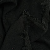 Maille polyester noir charbon