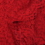 Dentelle festonnée Maud rouge