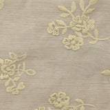 Voile de tencel brodé Mylena écru