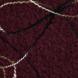 Lainage bouclette fantaisie Sophia lie de vin