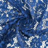Dentelle festonnée Maud bleu roi