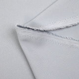 Polyester piqué fantaisie Charly gris clair