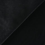 Velours de coton ras noir charbon