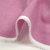 Voile de coton chambray magenta