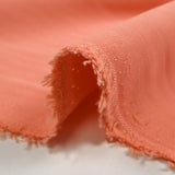 Viscose effet cupro chevrons rose corail