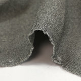 Jersey de viscose côtelé gris argent chiné