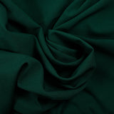 Forest green polyviscose crepe