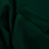 Forest green polyviscose crepe