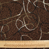 Lainage bouclette fantaisie Sophia marron