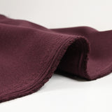 Crêpe polyviscose lie de vin