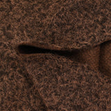 Lainage bouclette à poil long marron