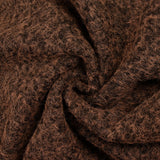 Lainage bouclette à poil long marron